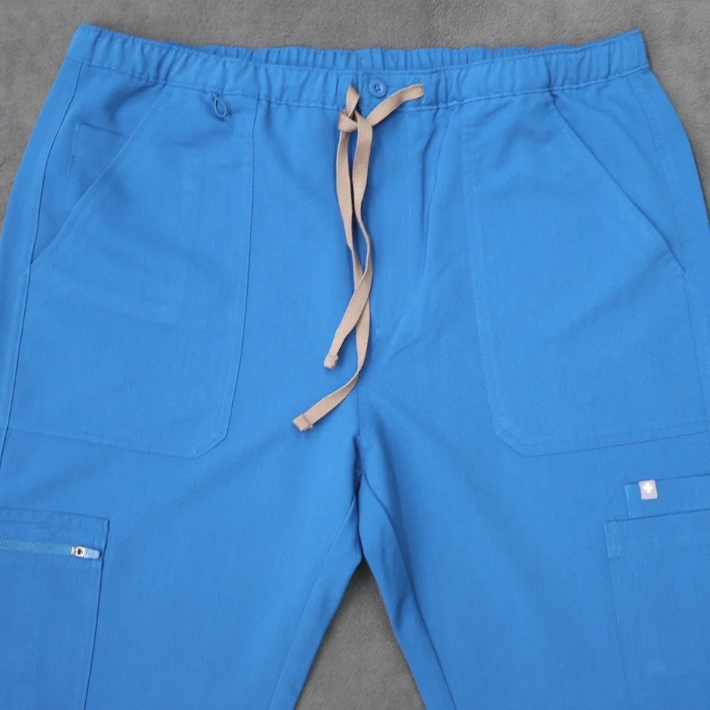 FIGS Scrub Pants Mens XL Blue Excellent Technical Collection Cargo TM3001